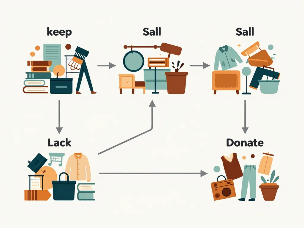 vide maison comment faire tri objets