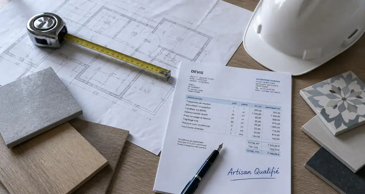 les artisans du batiment plan et outils