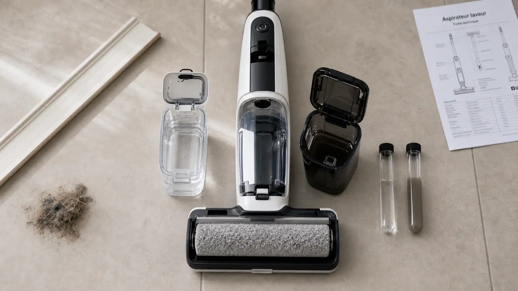 Quel est le meilleur aspirateur laveur ? aspirateur laveur balai sans fil et microfibres