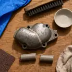Soudure a froid à 180°C : pâte époxy sur fissure métallique, sans chalumeau
