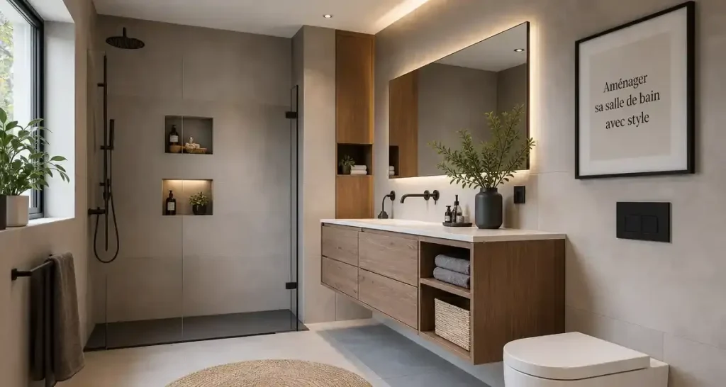 Aménager sa salle de bain avec style : carrelage, mobilier et accessoires