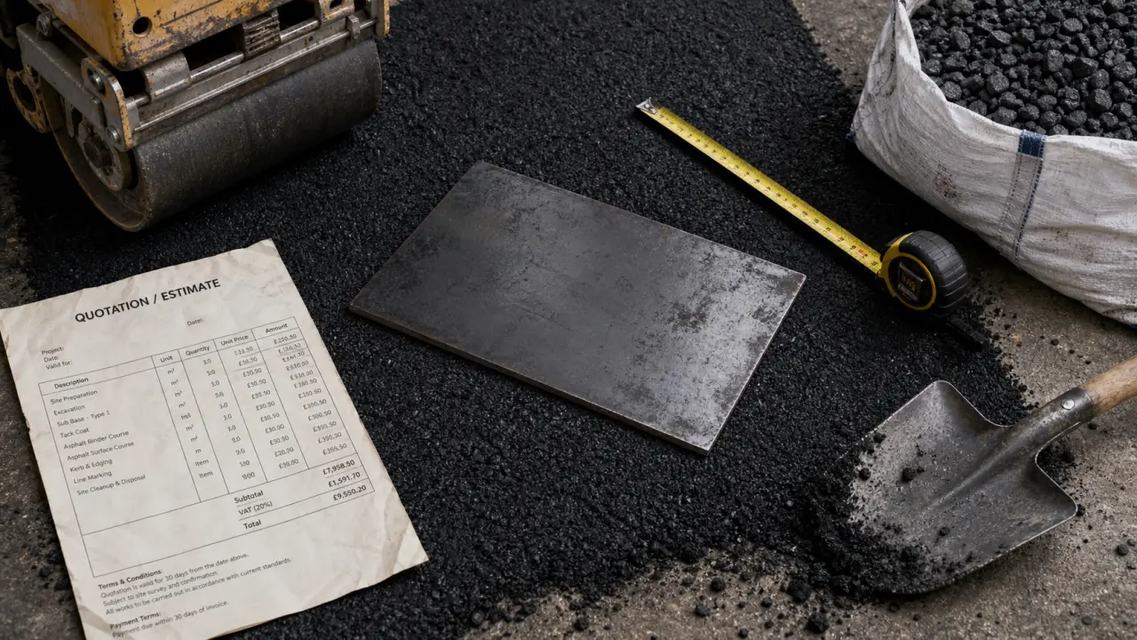 Enrobé prix m2 : chantier, pose et compactage