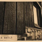 Bardage bois brulé : façade en lames de bois brûlé verticales
