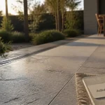Carrelage extérieur terrasse antidérapant en grès cérame, vue de dalles en extérieur