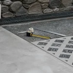 Dalle béton carrossable : dalle béton et gravillons, allée parking