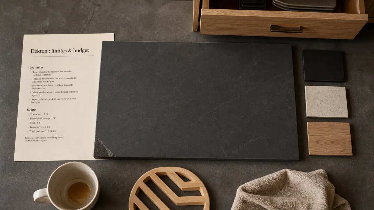 Dekton : prix, poids et chocs, dekton inconvénient à vérifier avant devis