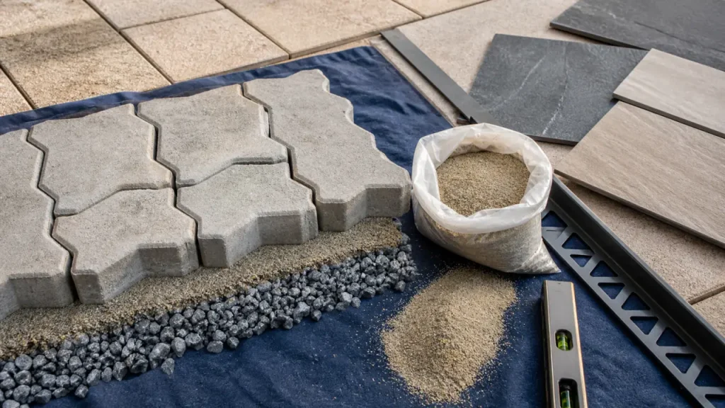Pavé extérieur : éviter les flaques, les joints qui bougent et le mauvais format