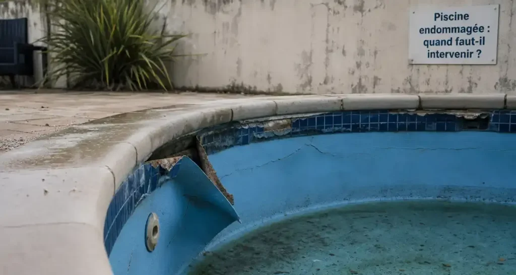 Piscine endommagée : quand faut-il intervenir ?