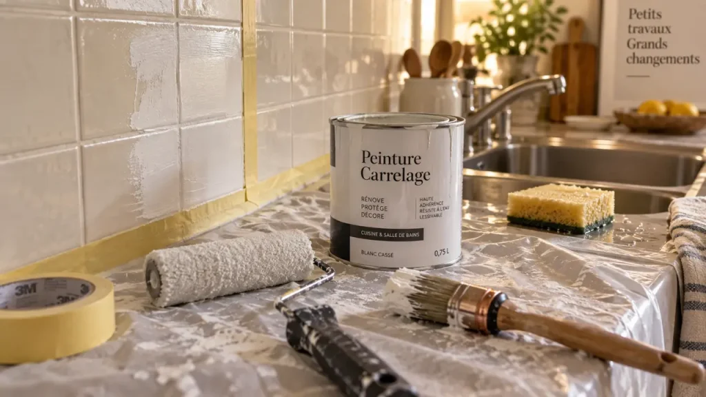 Peinture mur carrelage : le bon produit ne suffit pas pour éviter l’écaillage