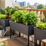 Profondeur des pots : réussir un potager de balcon