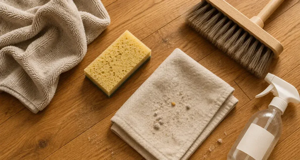 Nettoyage du parquet : les erreurs d’eau qui déforment les lames