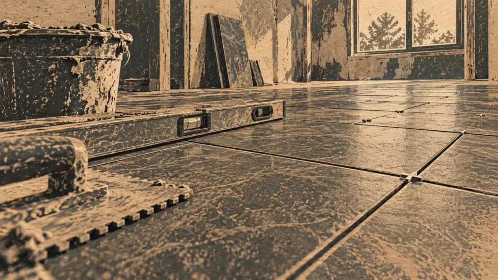 Pose décalée du carrelage : 1/2 ou 1/3, le choix qui change les joints